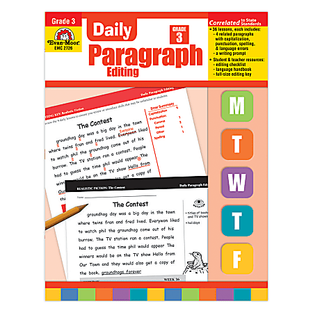 Evan-Moor® Daily Paragraph Editing, Grade 3