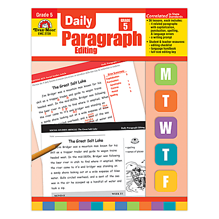 Evan-Moor® Daily Paragraph Editing, Grade 5