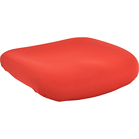 Lorell Padded Fabric Seat Cushion for Conjure Executive Mid/High-back Chair Frame - Red - Fabric - 1 Each