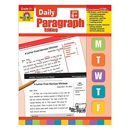 Evan-Moor® Daily Paragraph Editing, Grade 6