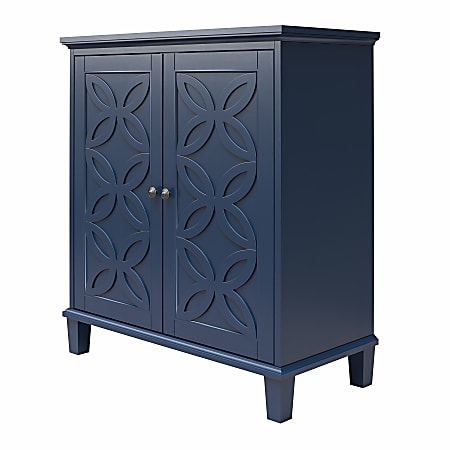 Ameriwood Home Celeste 32"W Double-Door Accent Cabinet, Navy