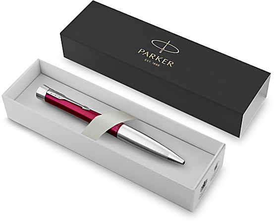 Parker® Urban Ballpoint Pen, Medium Point, 0.7 mm, Vibrant Magenta Barrel, Blue Ink