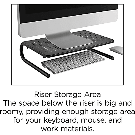 Lorell Monitor/Laptop Stand - 20 lb Load Capacity - 5.5