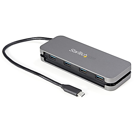 StarTech.com 4 Port USB C Hub - 4x USB-A - 5Gbps USB 3.0 Type-C Hub (USB 3.2/3.1 Gen 1) - Bus Powered