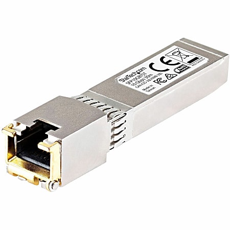 StarTech.com Cisco SFP+ Module - 10GBASE-T Copper SFP Transceiver - Lifetime Warranty - 10 Gbps - Maximum Transfer Distance: 30 m (100 ft.)