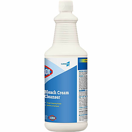 Clorox Commercial Solutions Bleach Cream Cleanser - 32 fl oz (1 quart) - 512 / Pallet - Clear