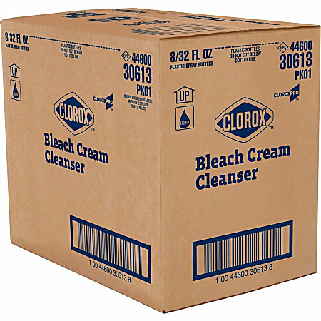 Clorox Commercial Solutions Bleach Cream Cleanser - 32 fl oz (1 quart) - 512 / Pallet - Clear