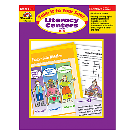 Evan-Moor® Take It To Your Seat Literacy Centers, Grades 2-3