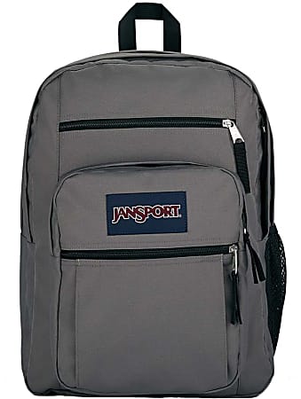 Jansport Big Student Backpack 70percent Recycled Graphite Gray