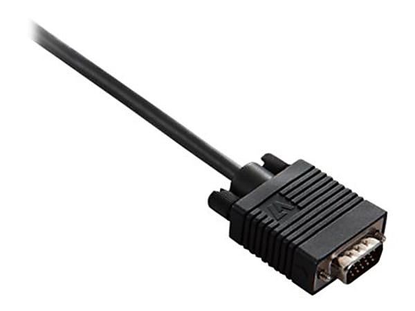 V7 - VGA cable - HD-15 (VGA) (M) to HD-15 (VGA) (M) - 6 ft - black