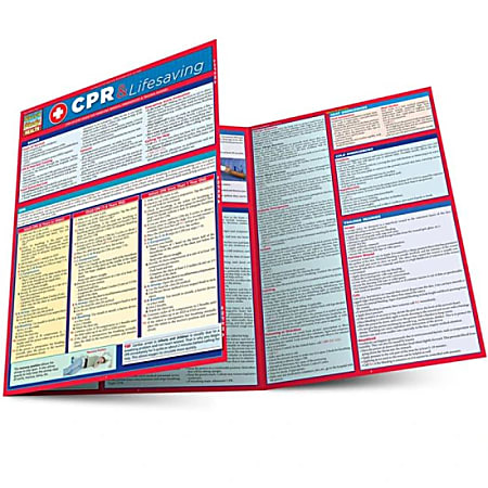 QuickStudy Guide, CPR & Lifesaving, Total Qty 1