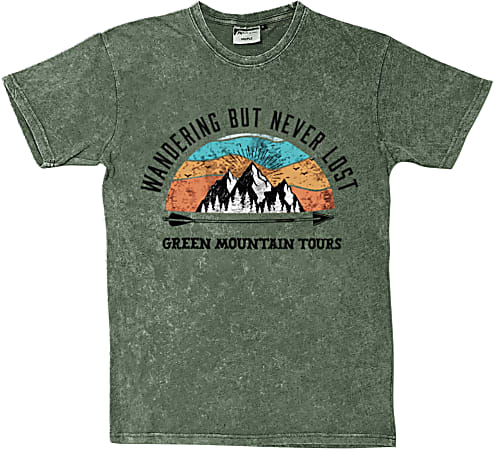 POD Acid Washed Short Sleeve T-Shirt - Full Color