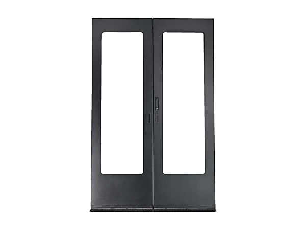 Eaton Tripp Lite Series Sliding Double-Door Kit for Hot/Cold Aisle Containment System, Black, 2 Pack, 78.5"H x 23.6"W x 43"D