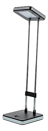 Bostitch® Telescoping LED Desk Lamp, Adjustable Height, 13-1/4"H, Black
