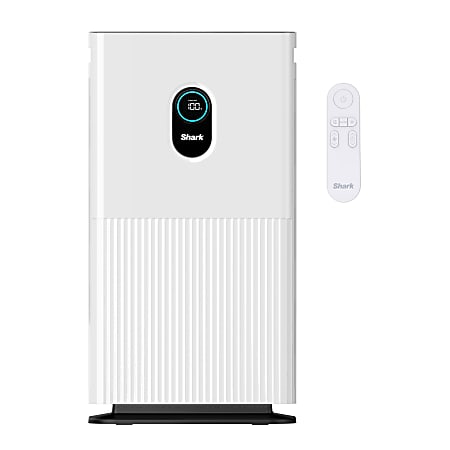 Shark HE601 6 True HEPA Air Purifier With Advanced Odor Lock, 1,200 Sq. Ft. Coverage, White