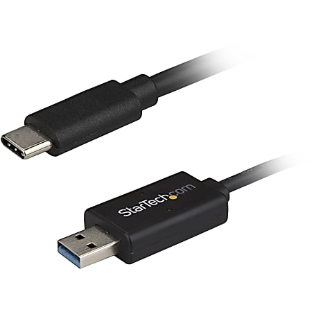 StarTech.com USB C to USB 3.0 Data Transfer Cable - Mac/Windows - Windows Easy Transfer Cable - Mac Data Transfer - USBC3LINK