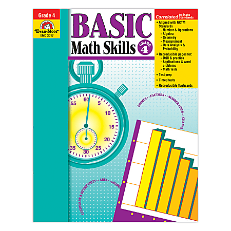 Evan-Moor® Basic Math Skills, Grade 4