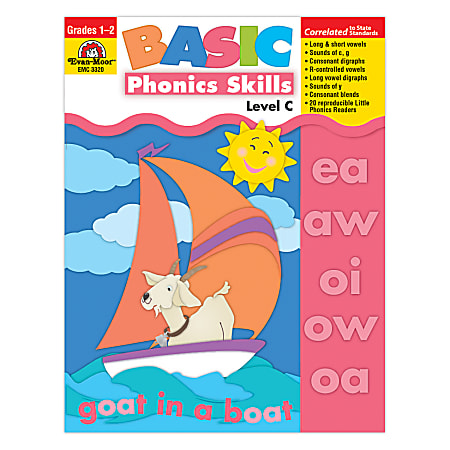 Evan-Moor® Basic Phonics Skills, Level C, Grades 1-2