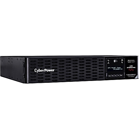 CyberPower PR1000RT2U New Smart App Sinewave UPS Systems - 1000VA/1000W, 120 VAC, NEMA 5-15P, 2U, Rack / Tower, Sine Wave, 8 Outlets, LCD, PowerPanel® Business, $400000 CEG, 3YR Warranty