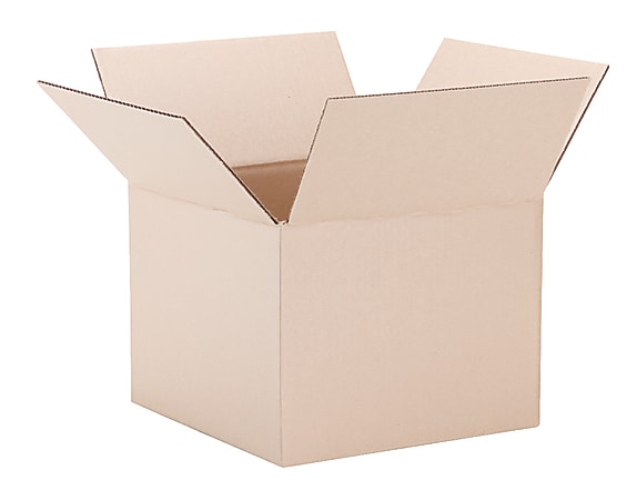 Office Depot® Brand Corrugated Box, 12" x 12" x 9", Kraft