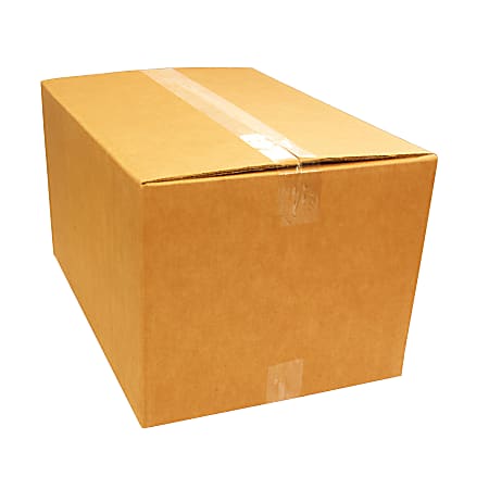 Moving And Shipping Box, 21 1/2"H x 15"W x 12"D, Brown
