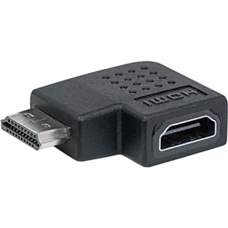 Manhattan Right 90° Angle HDMI A Female To A Male Adapter