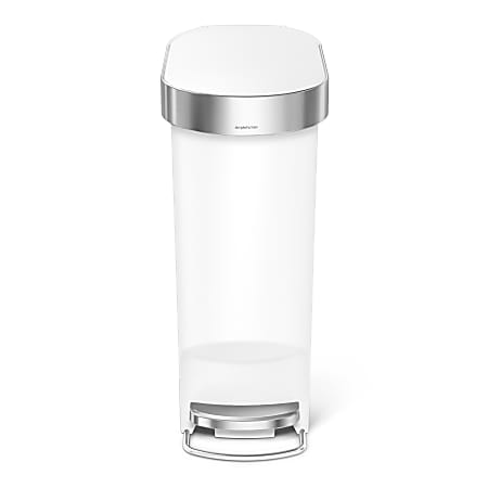 Simplehuman white 2024 trash can