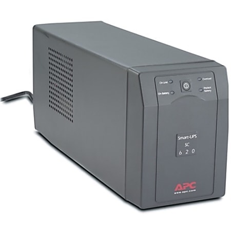 APC Smart UPS SC620 Battery Backup 620VA390 Watt - Office Depot