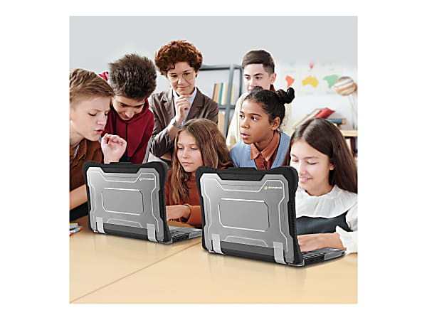 TechProtectus - Notebook shell case - 11" - black, transparent - for Lenovo 500e Chromebook Gen 3 82JB, 82JC