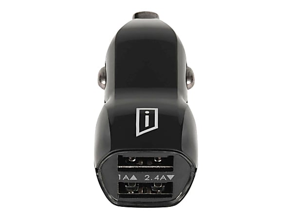 Targus iStore Duo Car Charger - 12 W - 12 V DC Input - 5 V Output - 2.40 A - Black - 1