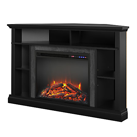 Ameriwood Home Overland Electric Corner Fireplace TV Stand For 50 TVs ...