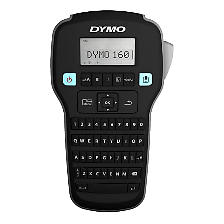 DYMO Label Maker LabelManager 160 Portable Label Maker, Easy-to-Use,  One-Touch Smart Keys, QWERTY Keyboard, Large Display, for Home & Office