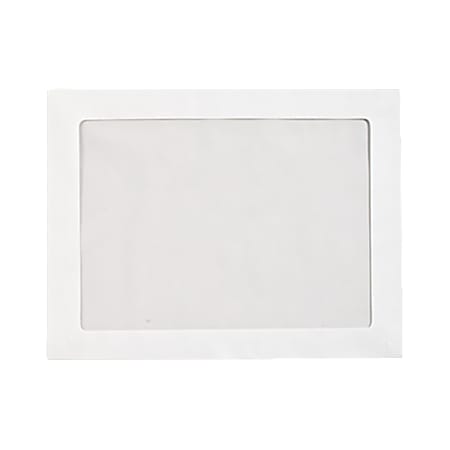 LUX #9 1/2 Full-Face Window Envelopes, Middle Window, Gummed Seal, Bright White, Pack Of 500