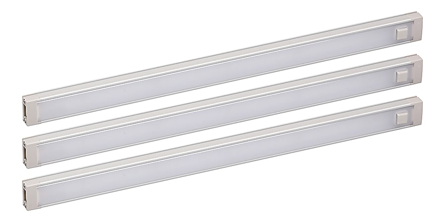 Black+Decker 3-Bar Under-Cabinet LED Lighting Kit, 12", Natural Daylight