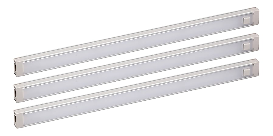 Black Decker 3 Bar Under Cabinet LED Lighting Kit 12 Natural Daylight -  Office Depot