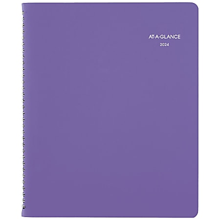 2024-2025 AT-A-GLANCE® Beautiful Day Weekly/Monthly Appointment Book Planner, 8-1/2" x 11", Lavender, January 2024 To January 2025, 938P-905