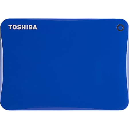 Toshiba Canvio Connect II HDTC810XL3A1 1 TB Hard Drive - External - Portable