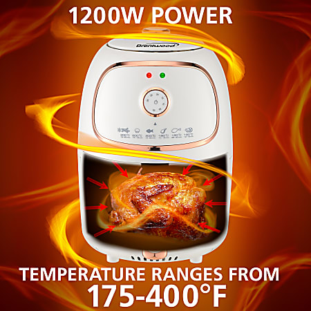 4 Qt. Electric Hot Air Fryer with Timer & Temperature Controls