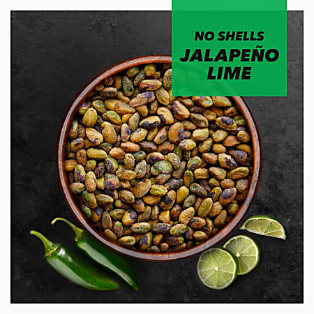 Wonderful No Shells Pistachios Jalape o Lime 2.25 Oz Pack Of