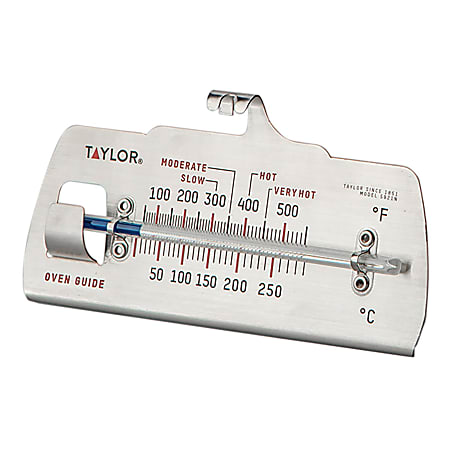 Taylor&reg; Precision Products Oven Guide Thermometer, Silver, 5921N