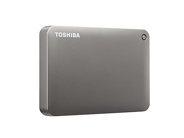 Toshiba Canvio® Connect II 2TB Portable External Hard Drive, 8MB Cache, HDTC820XC3C1, Satin Gold