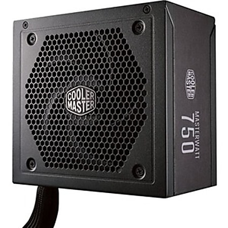 Cooler Master Semi-fanless Modular 80 Plus Bronze Certified Power Supply - Internal - 120 V AC, 230 V AC Input - 3.3 V DC @ 22 A, 5 V DC @ 22 A, 12 V DC @ 62.5 A, 12 V DC @ 300 mA, 5 V @ 3 A Output - 750 W - 1 +12V Rails - 1 Fan(s) - 85% Efficiency