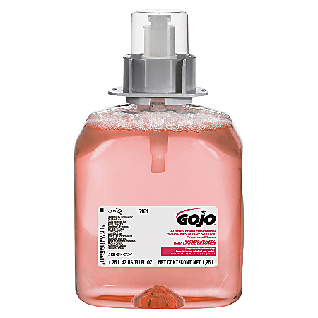 GOJO® FMX Luxury Foam Soap Hand Wash, Fruit Scent, 42 Oz, Carton Of 3 Refills
