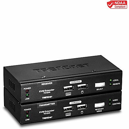 TRENDnet USB KVM Extension Kit, TKEX4