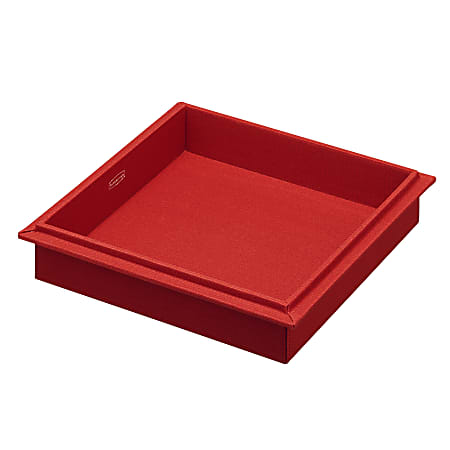 Rubbermaid® Bento Decorative Storage Container Topper, Large, Paprika