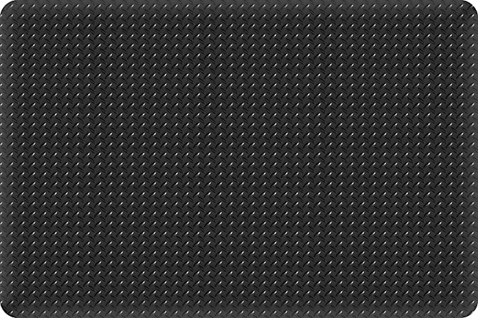 Office Depot&reg; Brand K-Marble Foot Anti-Fatigue Mat, 24"H x 36"W, Black/White