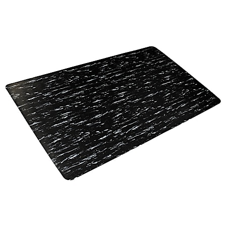 Apache Mills K-Marble Foot Anti-Fatigue Mat, 36" x 60", Black/White