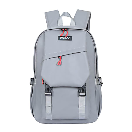 DUKAP DELRAY Executive Laptop Backpack With 15.6” Laptop Pocket, Gray