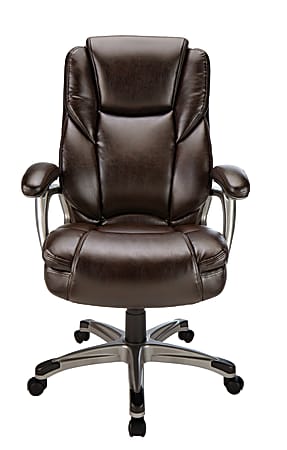 Realspace Cressfield Bonded Leather High Back Executive Office