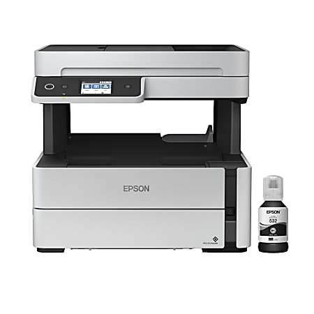 Epson® EcoTank® ET-M3170 SuperTank® Wireless Monochrome (Black And White) All-In-One Printer
